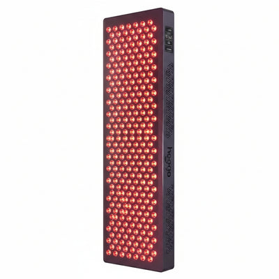 Red Light Therapy Panel Designed for Full Body Treatment, 300 Quad Chip LEDs, 4 Wavelengths, Pulse Mode