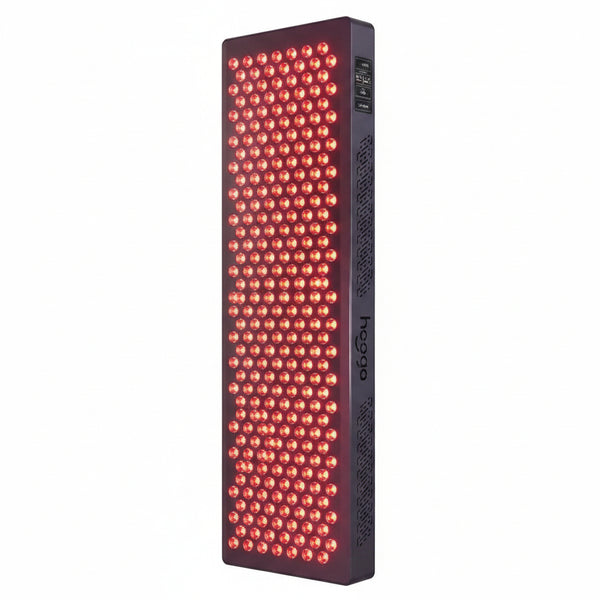 Red Light Therapy Panel Designed for Full Body Treatment, 300 Quad Chip LEDs, 4 Wavelengths, Pulse Mode
