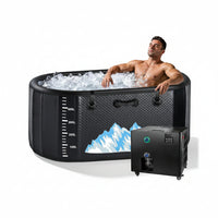 Cold Plunge Tub Engineered for Athletes, 248 Gallon Capacity, 1 HP Chiller, WiFi Control, Water Treatment Kit
