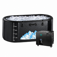 Cold Plunge Tub Engineered for Athletes, 248 Gallon Capacity, 1 HP Chiller, WiFi Control, Water Treatment Kit