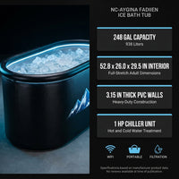 Cold Plunge Tub, 248 Gallon, 1 Horsepower, Heavy-Duty Ice Bath Tub for Athletes with Hot & Cold, Portable Inflatable Plunge Chiller with Water Treatment Kit, Immersion Therapy, Wifi (Black, 1 Set) — Results & Stats