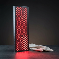 Red Light Therapy Panel Device – 660Nm Red & 850Nm near Infrared Light Therapy, LED Light Therapy Lamp, 300 Dual Chip Leds, Timer, Hanging Kit Included – PRO1500 — Studio Shot